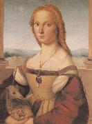 Portrait of younger woman Raffaello